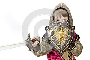 Boy with carnival costume