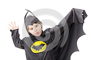 Boy with carnival costume .