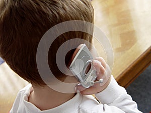 Boy with Cell Phone
