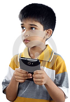 Boy With Cell phone