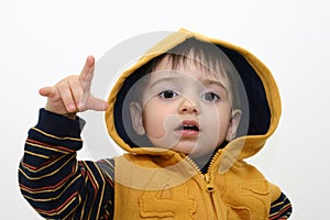 Boy Child in Fall Clothes