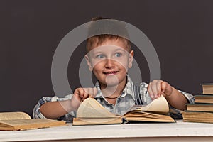 Boy Child Read Book, Children Education