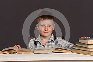 Boy Child Read Book, Children Education