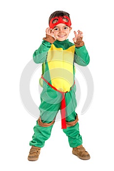 Boy in costume