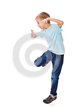 Boy dancing