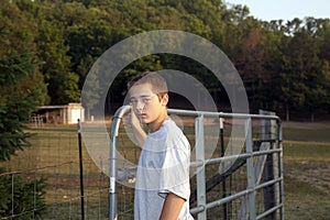 Boy on Farm