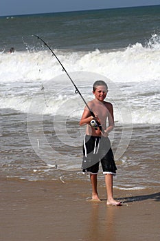 Boy Fishing