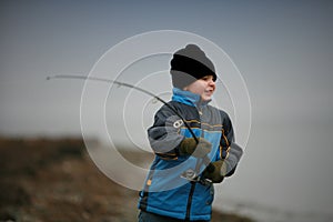 Boy Fishing