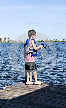 Boy Fishing