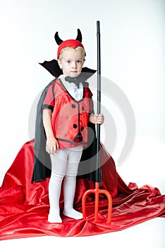 The boy in the form of imp