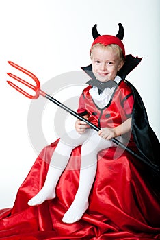 The boy in the form of imp