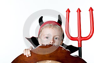 The boy in the form of imp