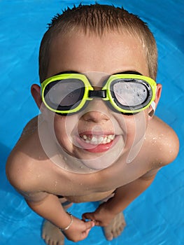 Boy with goggles