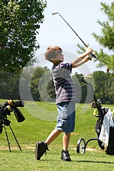 Chlapec golf 