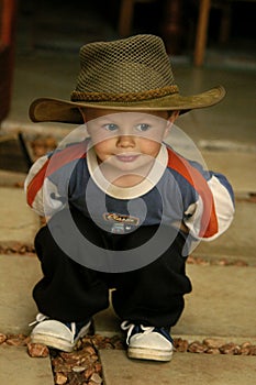 Boy in hat