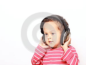 Boy with headphone