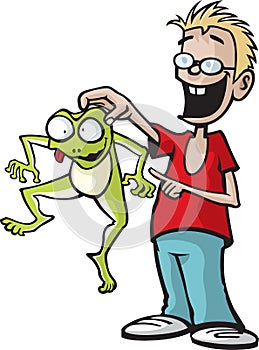 A Boy and his Frog