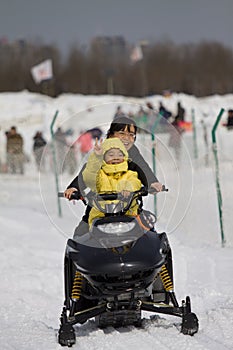 Sul cavallo la neve 