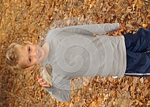 Boy holding turtle shell