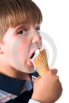 Boy with icecream