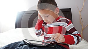 Boy with iPad