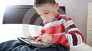 Boy with iPad