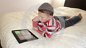 Boy with iPad