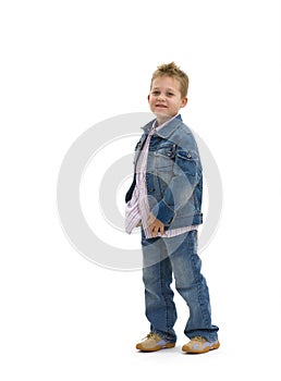 Boy in jeans