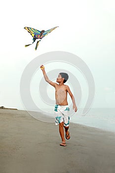 Boy with kite