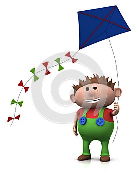 Boy with kite