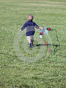 Boy and kite