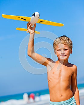 Boy with kite