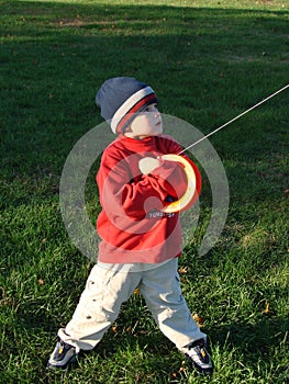 Boy Kite Flying