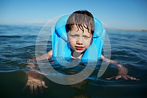 Boy in the life-vest