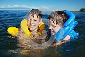 Boy in the life-vest