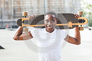 Boy with Longboard