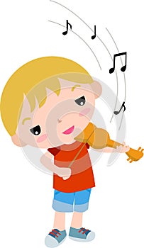 Boy musician