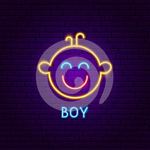 Boy Neon Label