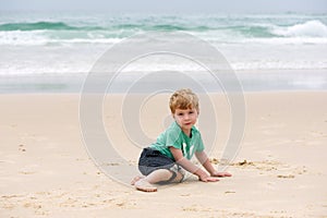 Boy at the ocean