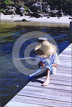 Boy on Pier