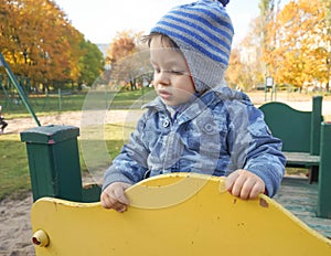 Boy at play ground