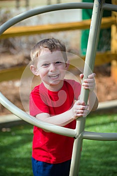 Boy on playground
