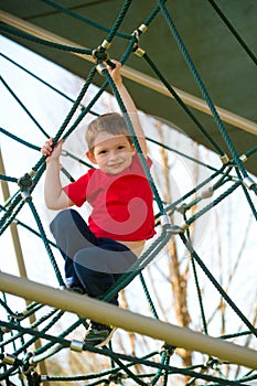 Boy on playground