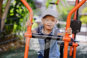 Boy on the playground