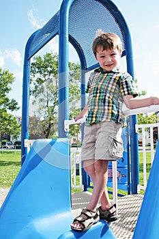 Boy on playground