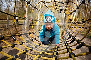 Boy in playground