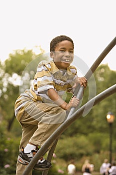 Boy on playground