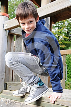 Boy at playground