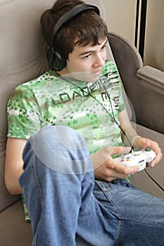 Boy Playing Games