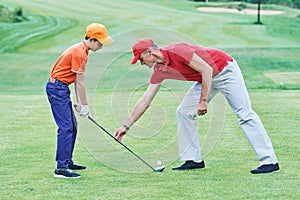 Boy playing golf img